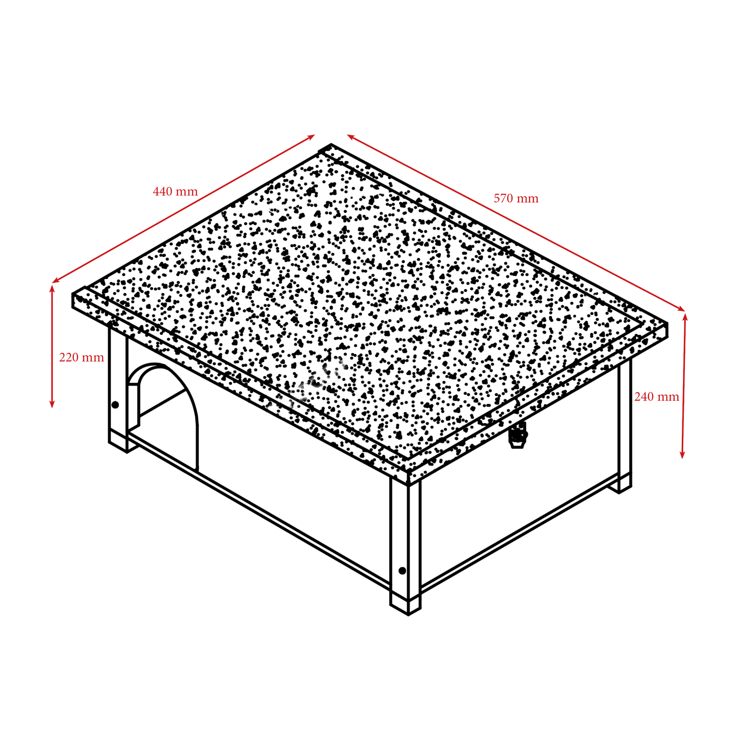 Hedgehog House and Hibernation Shelter - Sage Grey