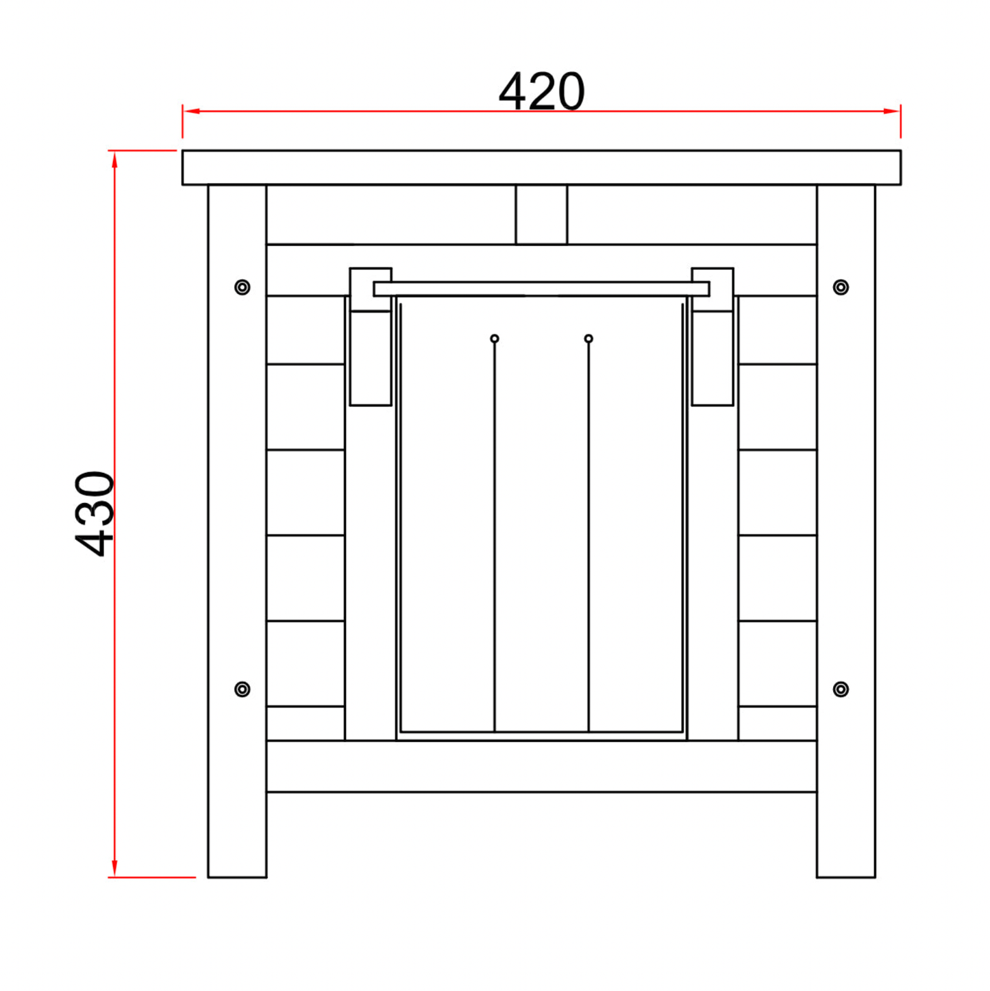 Small Hide House - Natural