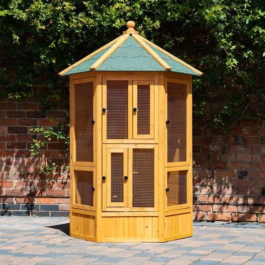 Hexagonal Bird Aviary