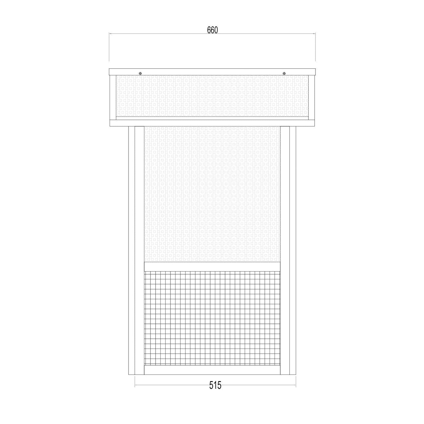 Bunny Ark Rabbit Hutch & Run Hybrid