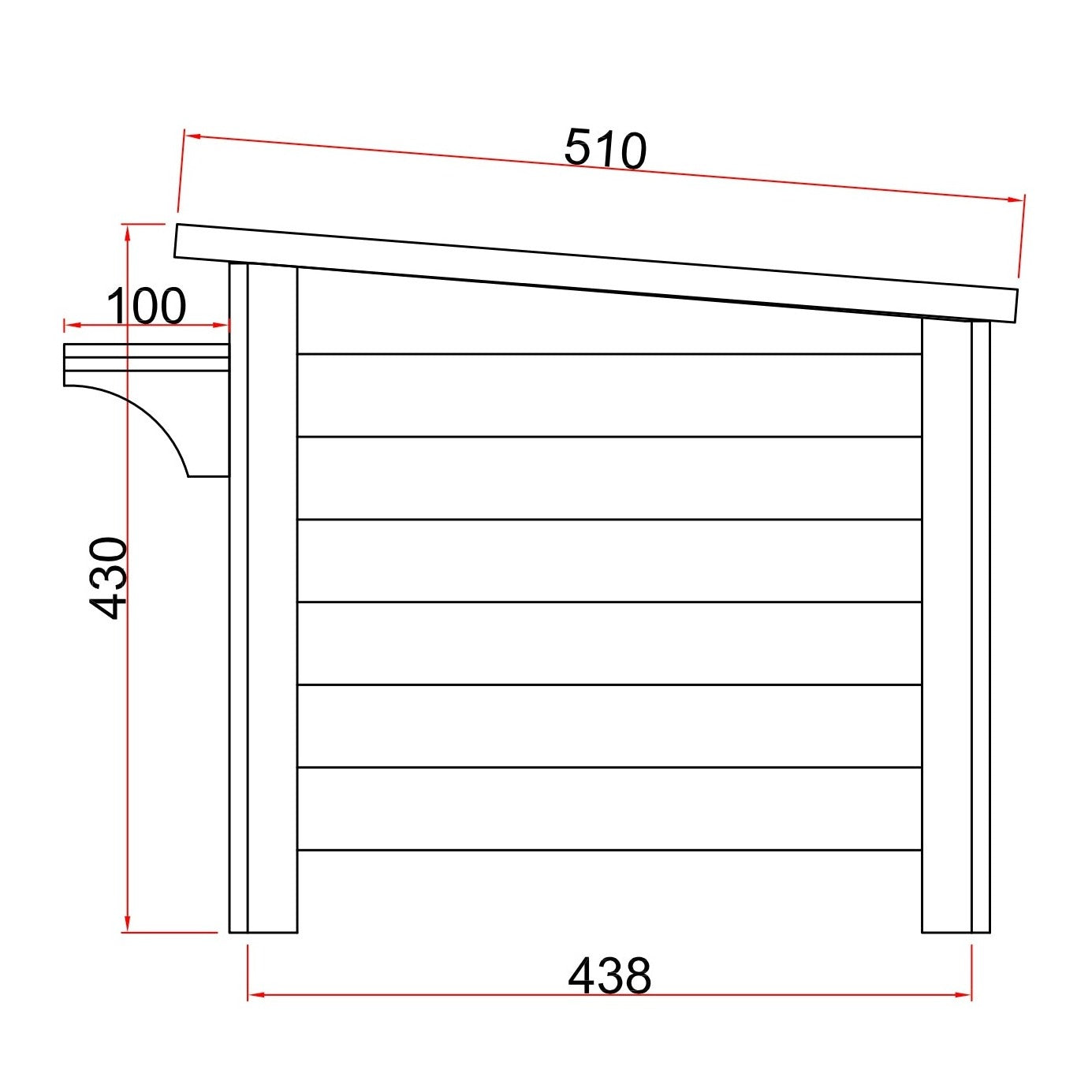 Small Hide House - Sage Grey