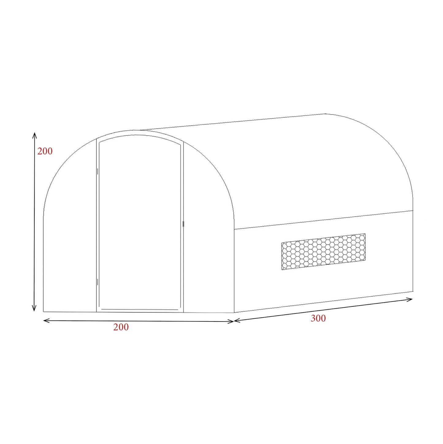 Polytunnel 3m x 2m