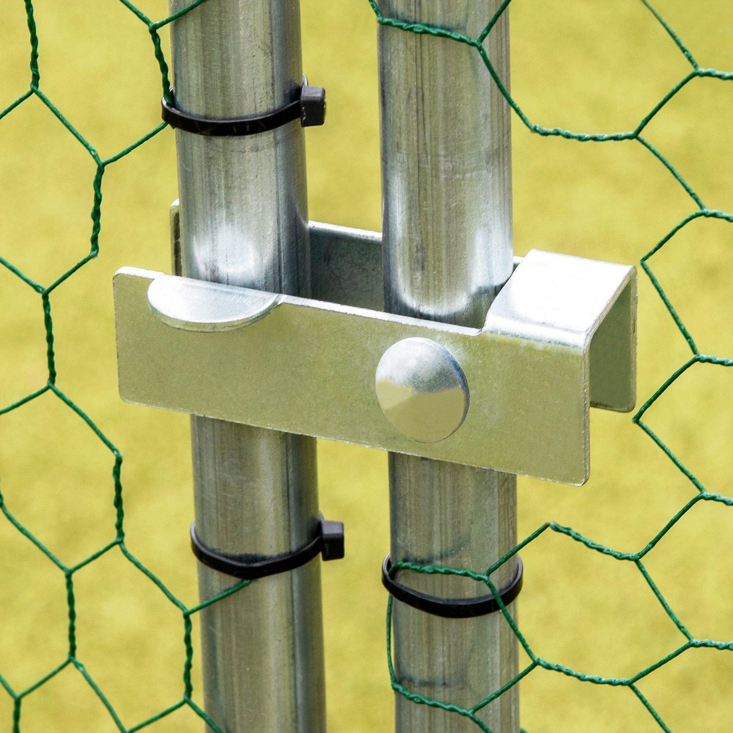 Small Outdoor Galvanised Cage - Walk In Chicken Run