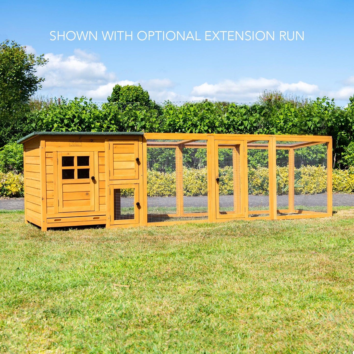 Wooden Chicken Coop & Run - Chester