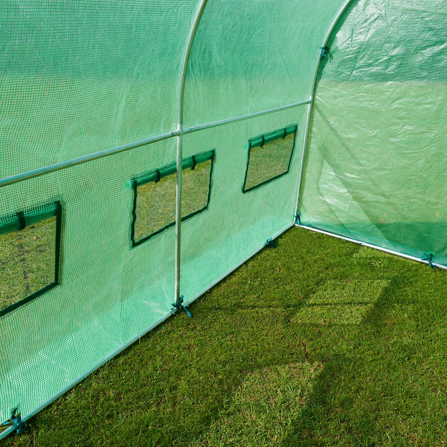 3m Replacement Polytunnel Greenhouse Cover - Zip Door