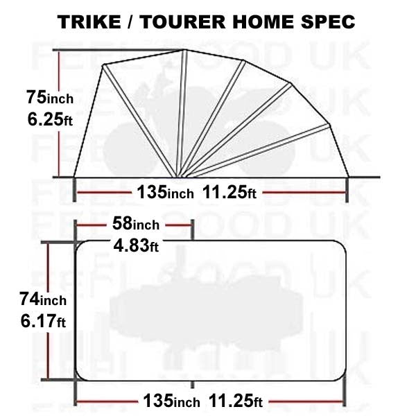 Folding Trike Cover - BH03