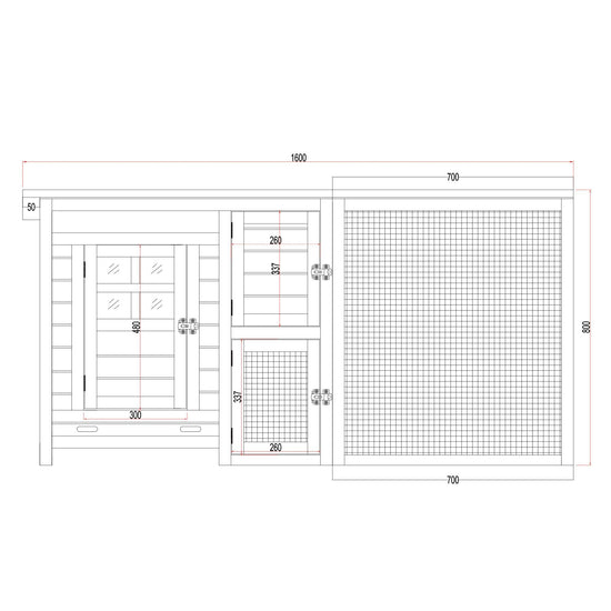 Chester Rabbit Hutch & Run Feel Good UK