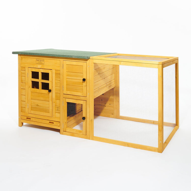 Chester Rabbit Hutch & Run Feel Good UK