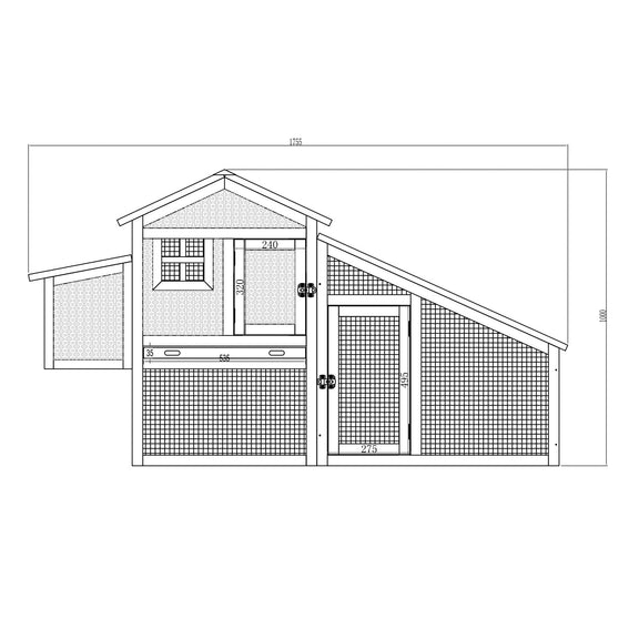 Plastic Chicken Coop and Run Feel Good UK