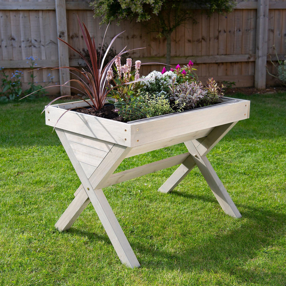 Raised Garden Trough Planters